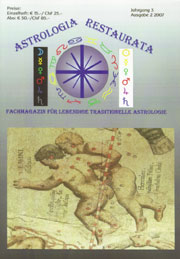 Astrologia Restaurata, Jg. 3, Ausgabe 2-2007