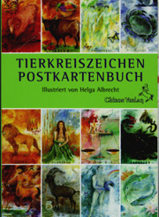 Tierkreiszeichen Postkartenbuch